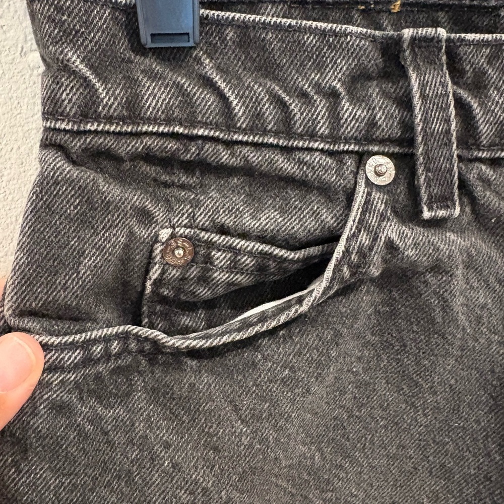 Vintage Orange Tab 1994 Levi’s 550 Faded Black Cutoff Shorts Size 29 28 Actual - Picture 6 of 16